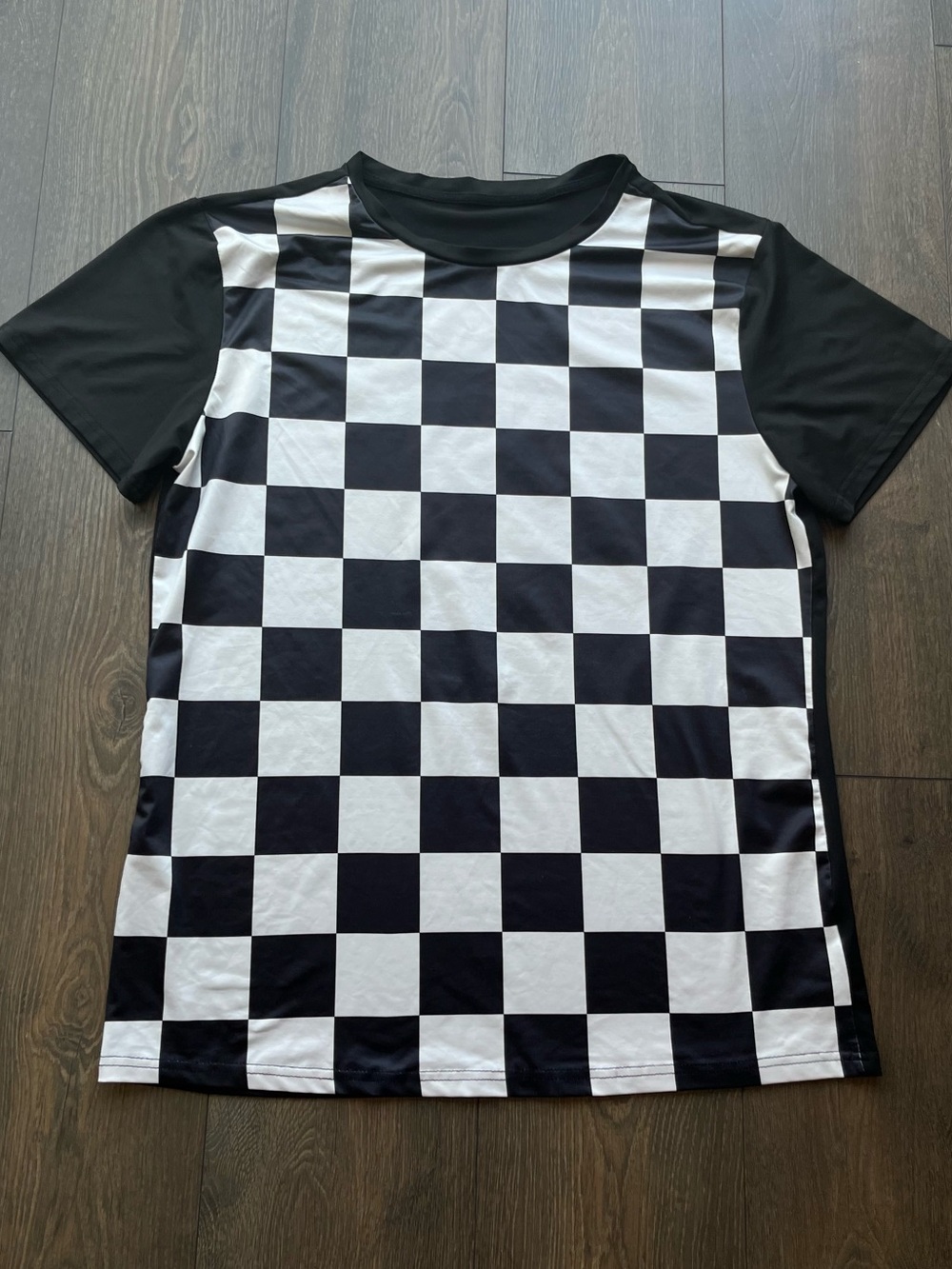 Black & White Checkerboard Tee